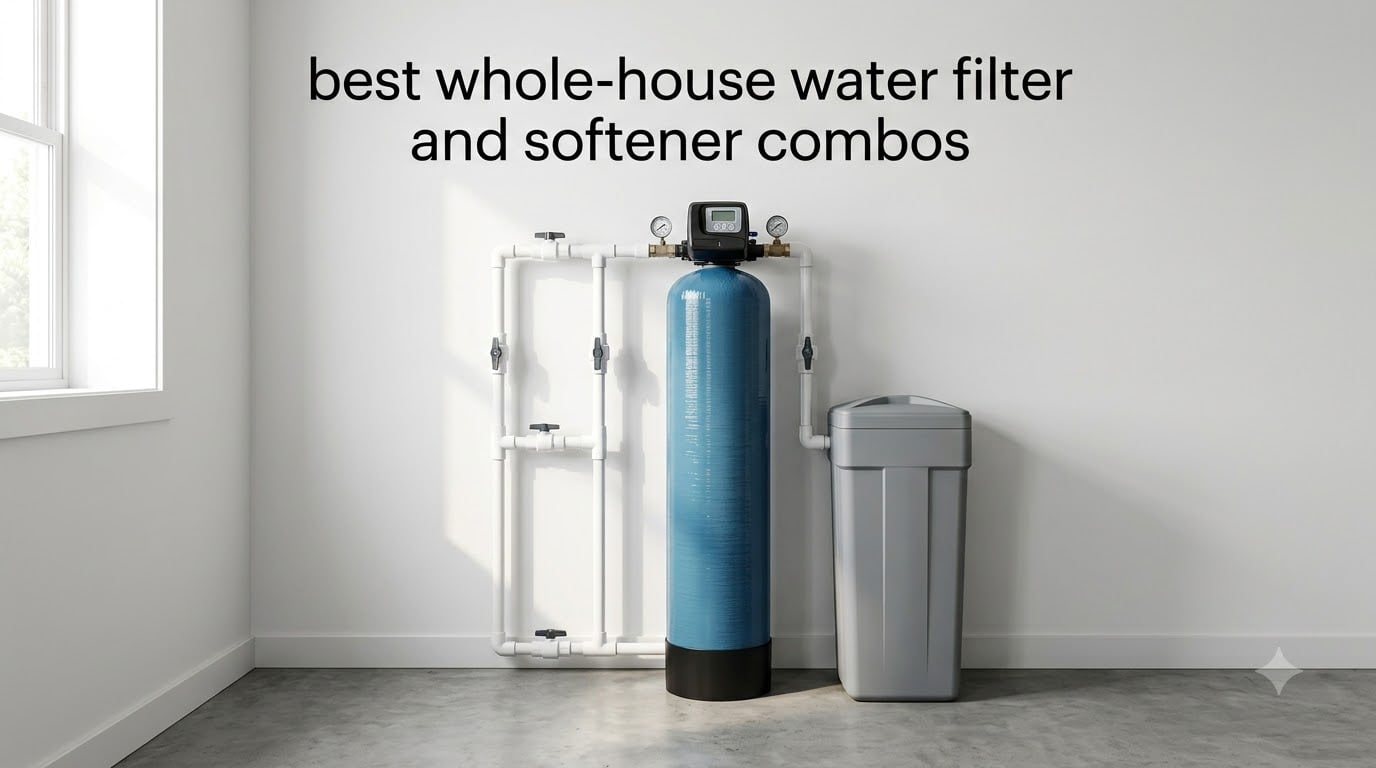 best whole-house water filter and softener combos