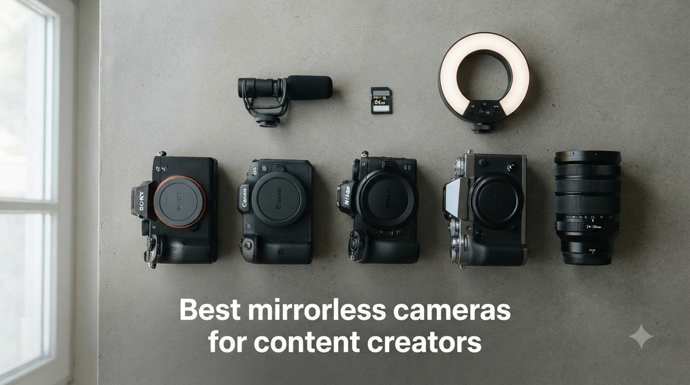 Best mirrorless cameras for content creators