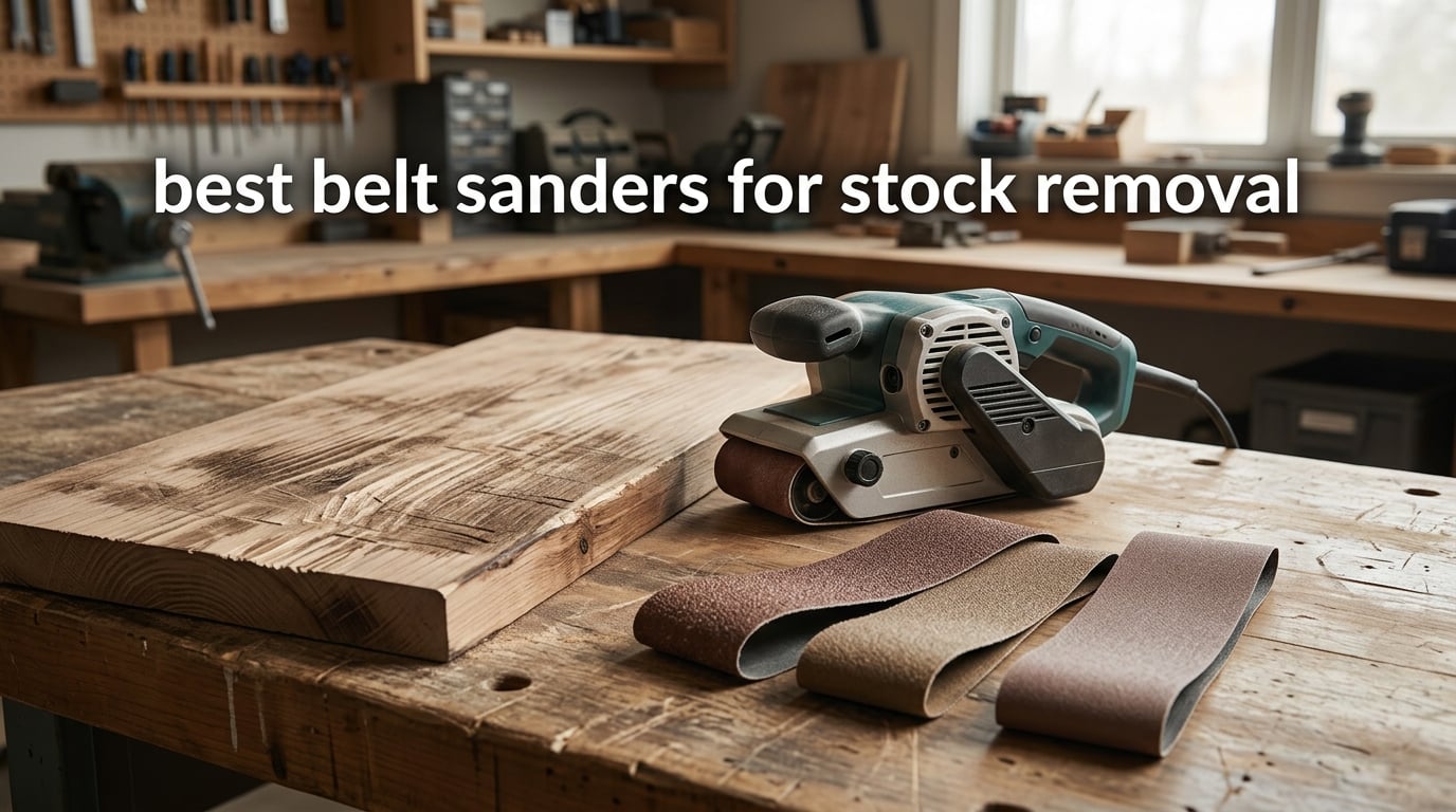 best belt sanders for stock removal