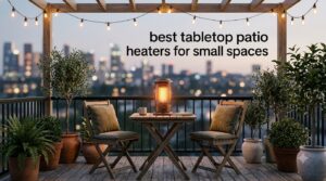 best tabletop patio heaters for small spaces