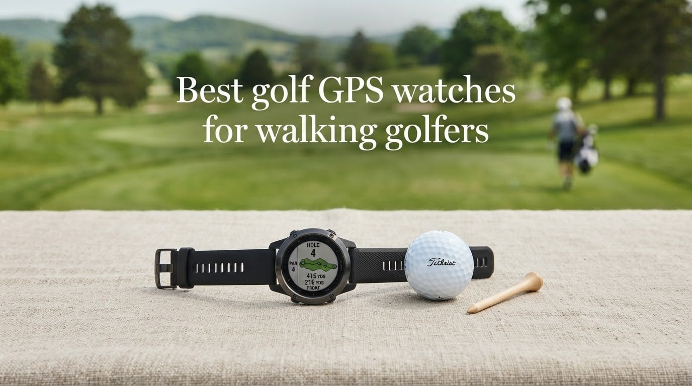 Best golf GPS watches for walking golfers