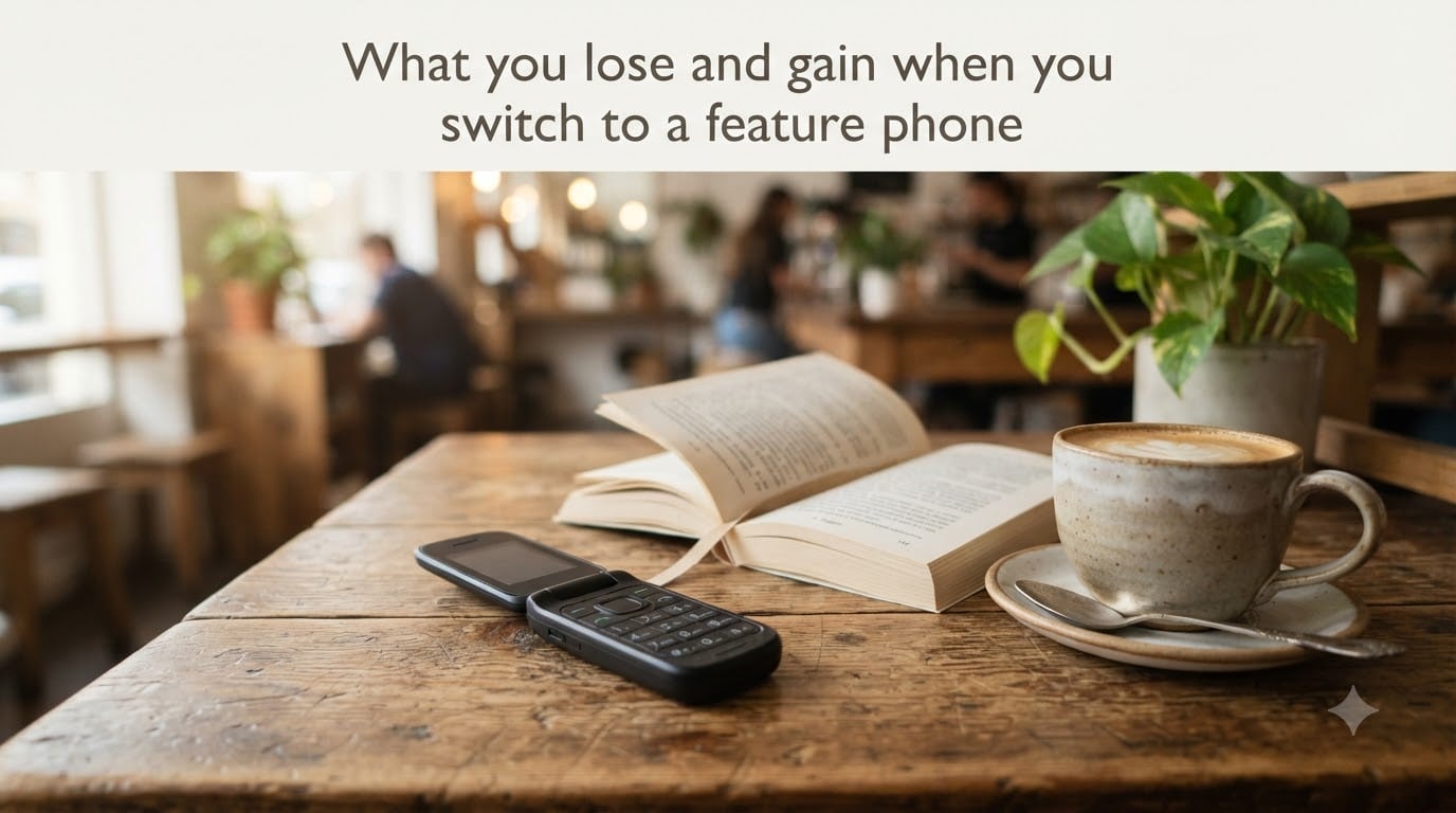 What you lose and gain when you switch to a feature phone