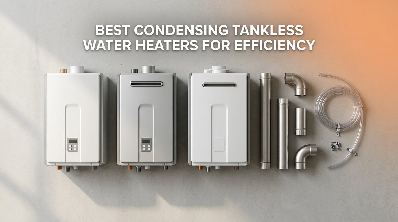 best condensing tankless water heaters for efficiency