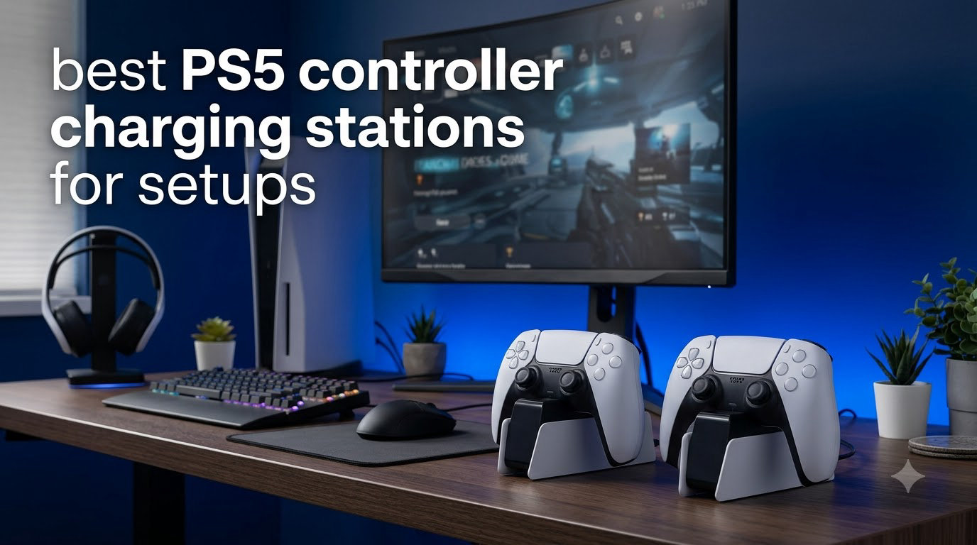 best PS5 controller charging stations for setups
