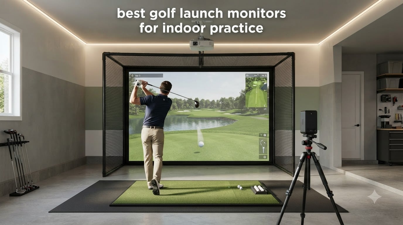 best golf launch monitors for indoor practice