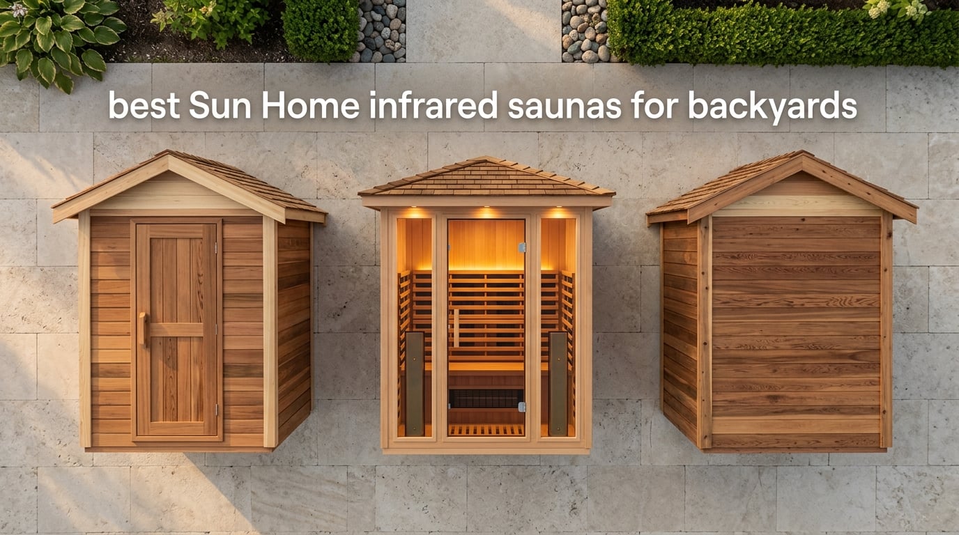 best Sun Home infrared saunas for backyards