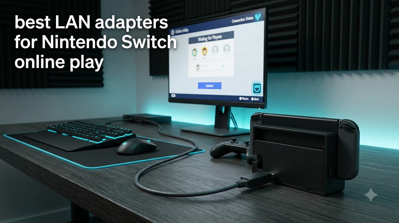 best LAN adapters for Nintendo Switch online play