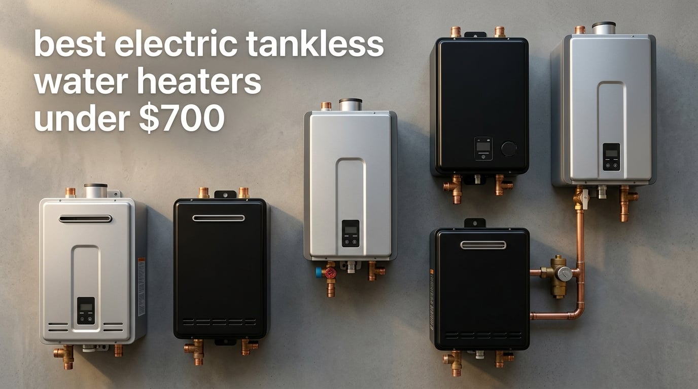 best electric tankless water heaters under $700