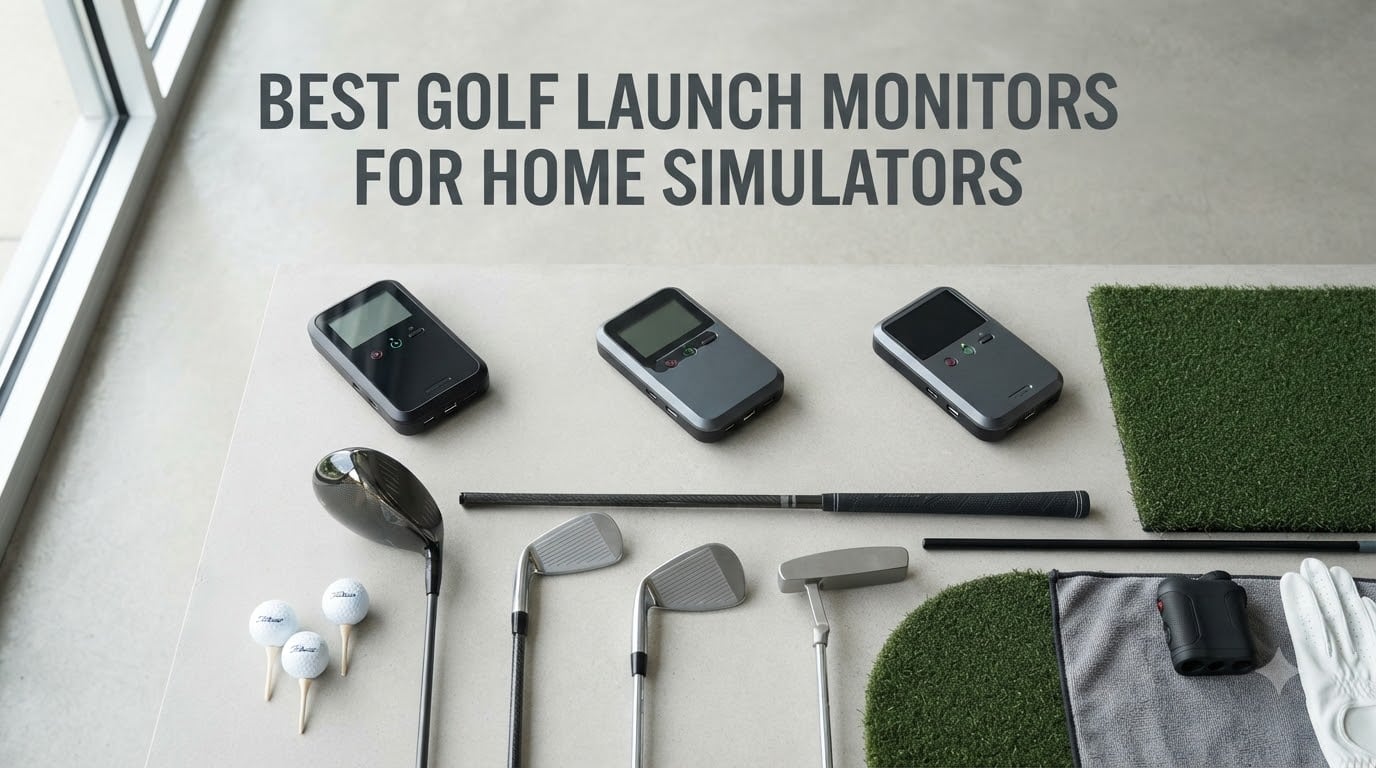 best golf launch monitors for home simulators