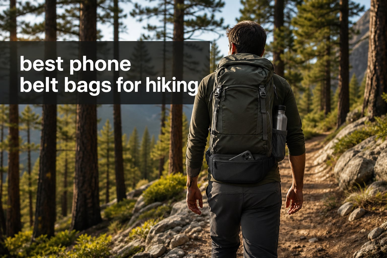 best phone belt bags for hiking
