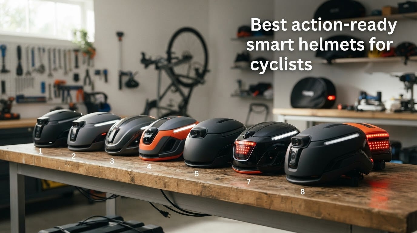Best action-ready smart helmets for cyclists