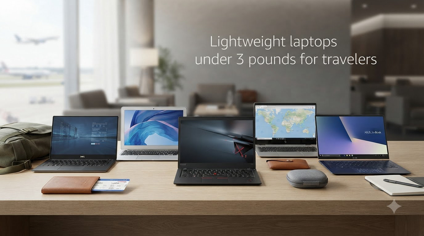 Lightweight laptops under 3 pounds for travelers