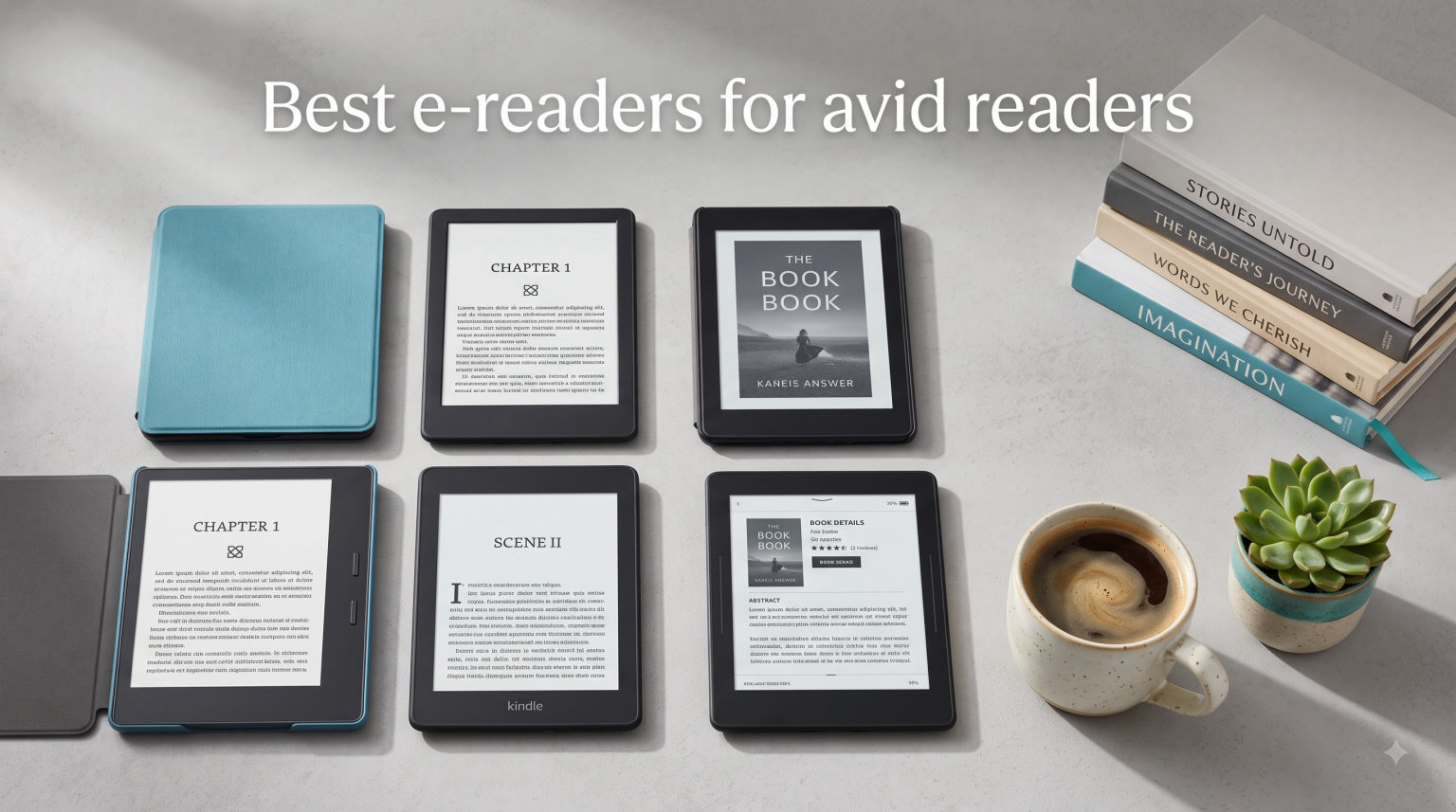 Best e-readers for avid readers