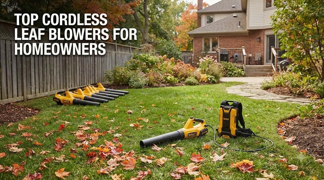 Top cordless leaf blowers for homeowners