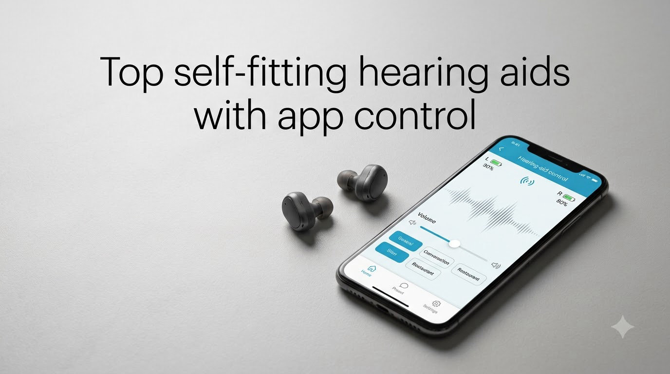 Top self-fitting hearing aids with app control