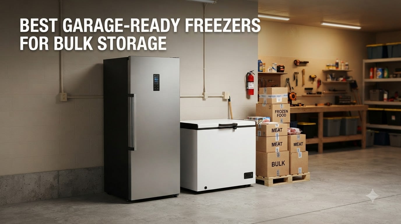 best garage-ready freezers for bulk storage