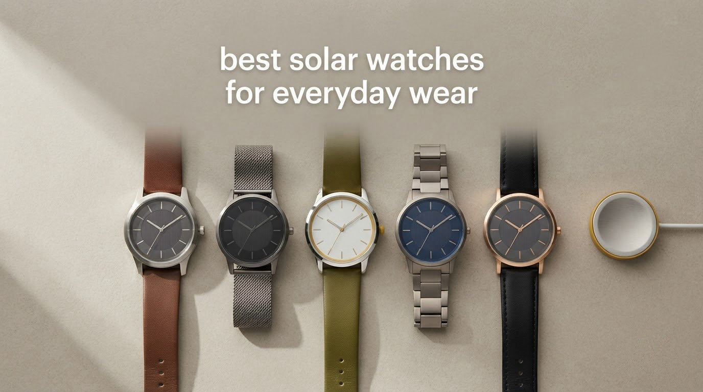 best solar watches for everyday wear