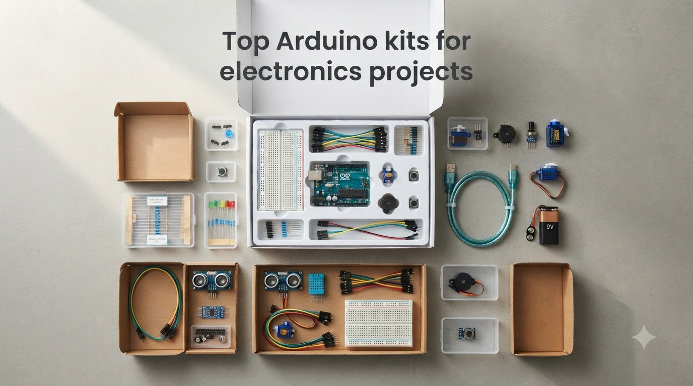 Top Arduino kits for electronics projects