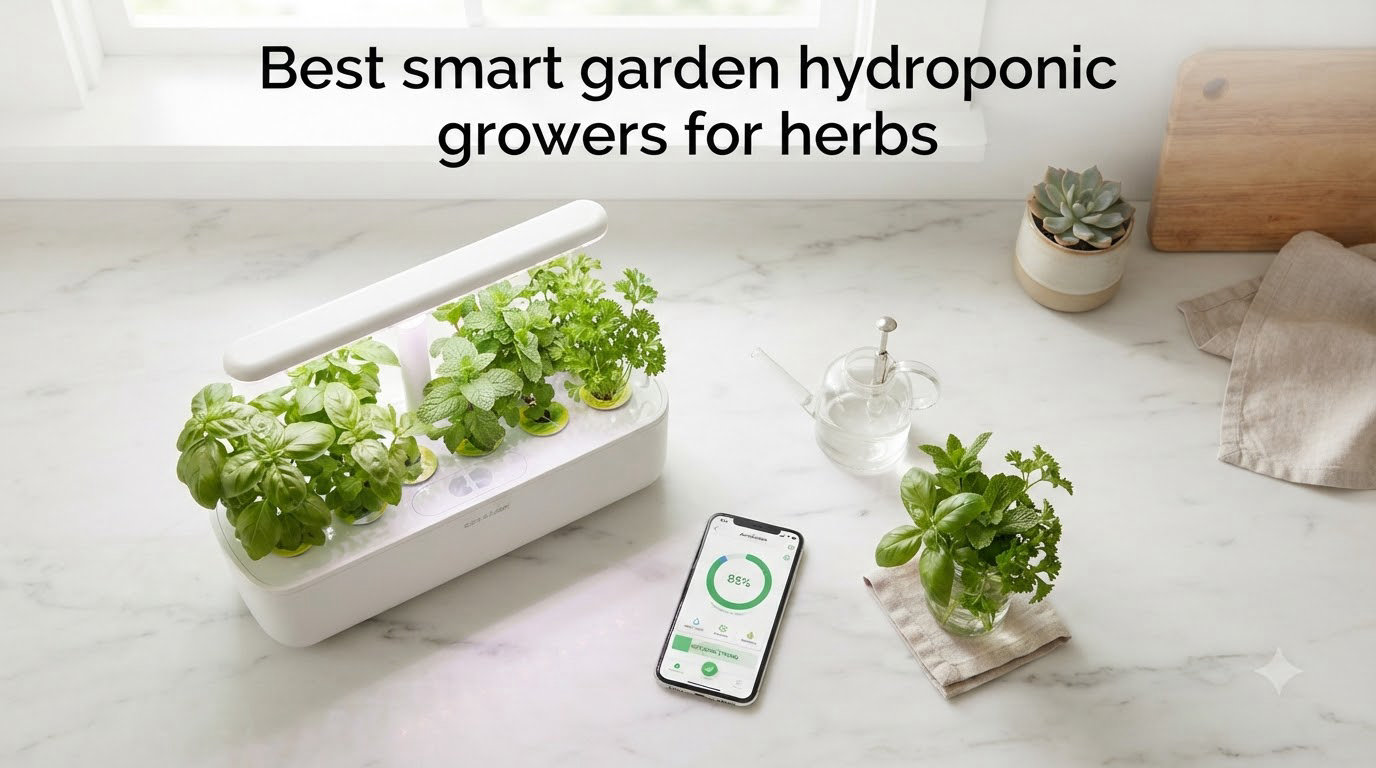 Best smart garden hydroponic growers for herbs