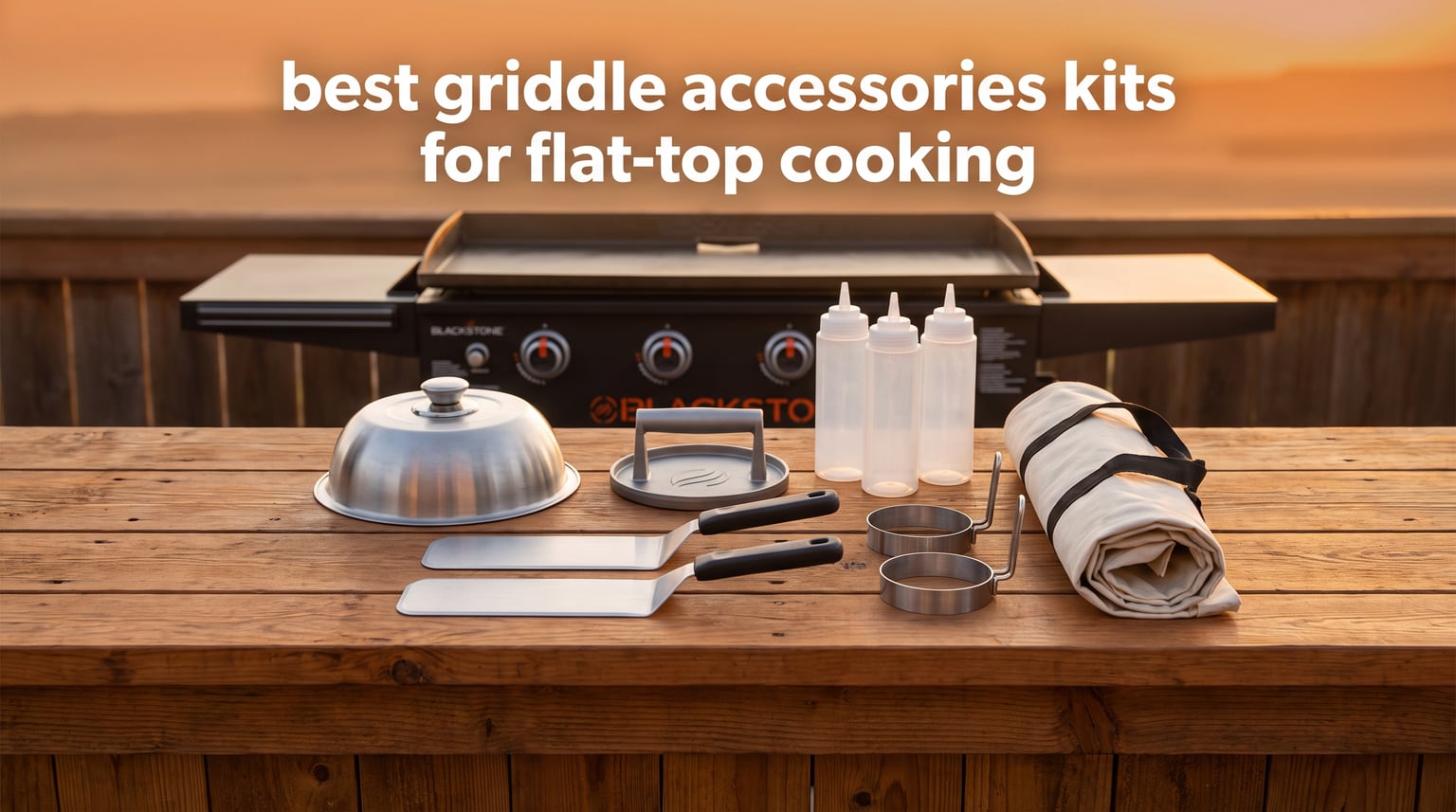 best griddle accessories kits for flat-top cooking