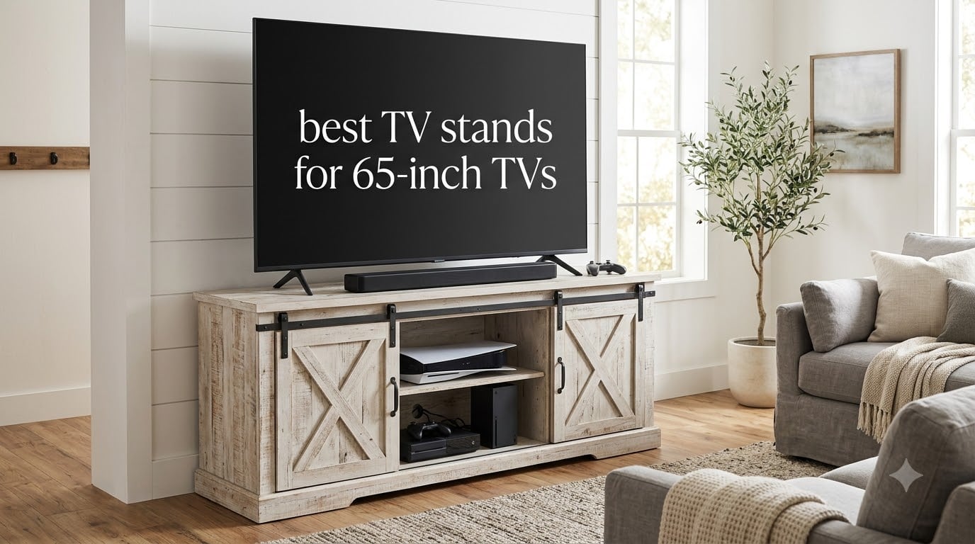 best TV stands for 65-inch TVs