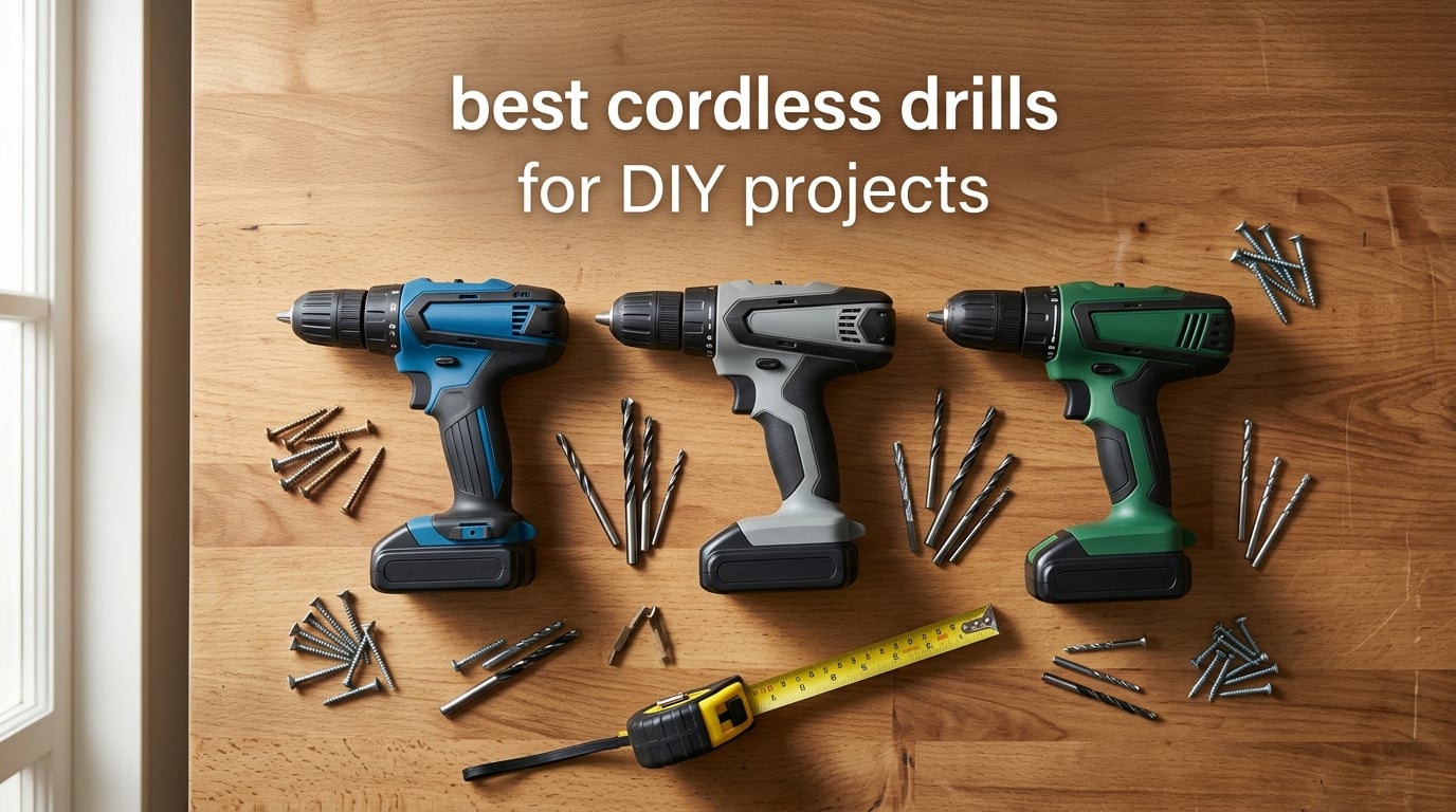 best cordless drills for DIY projects