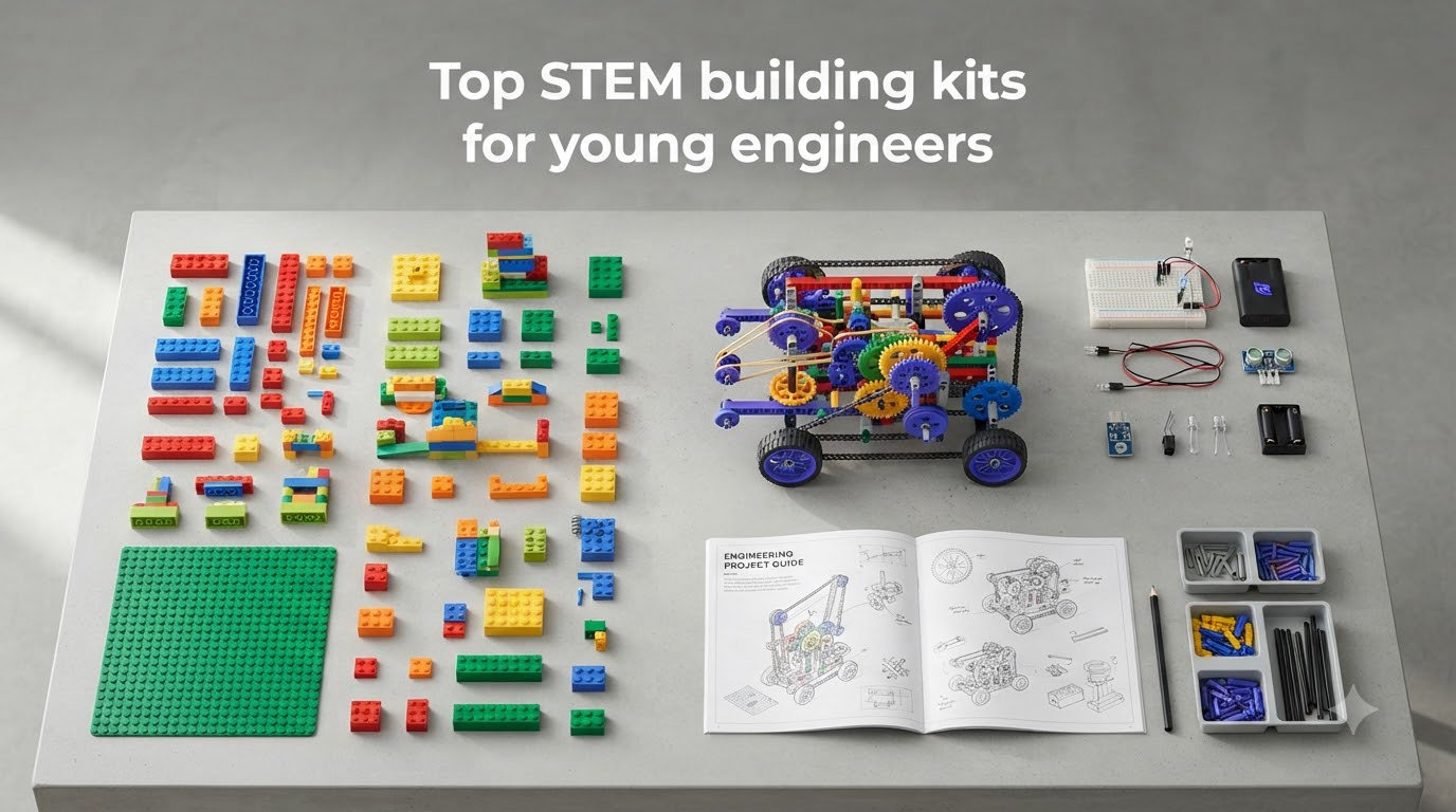 Top STEM building kits for young engineers