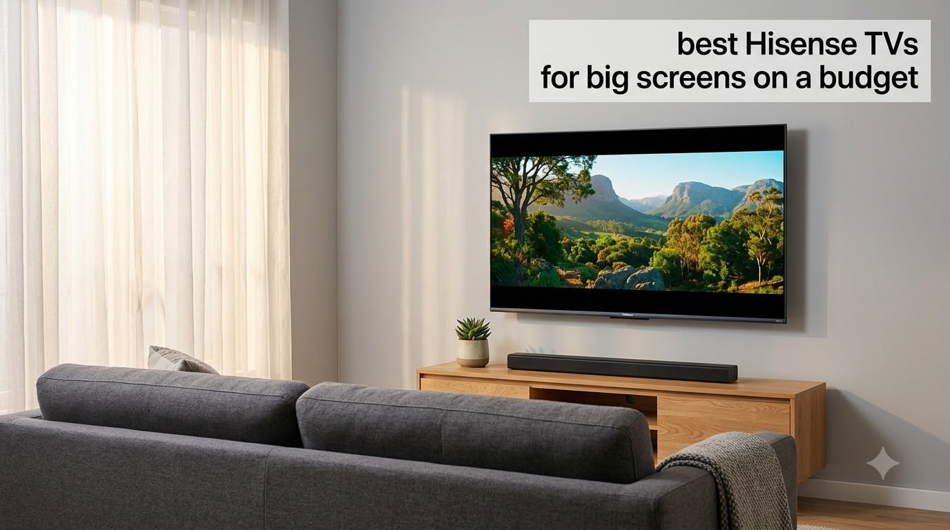 best Hisense TVs for big screens on a budget