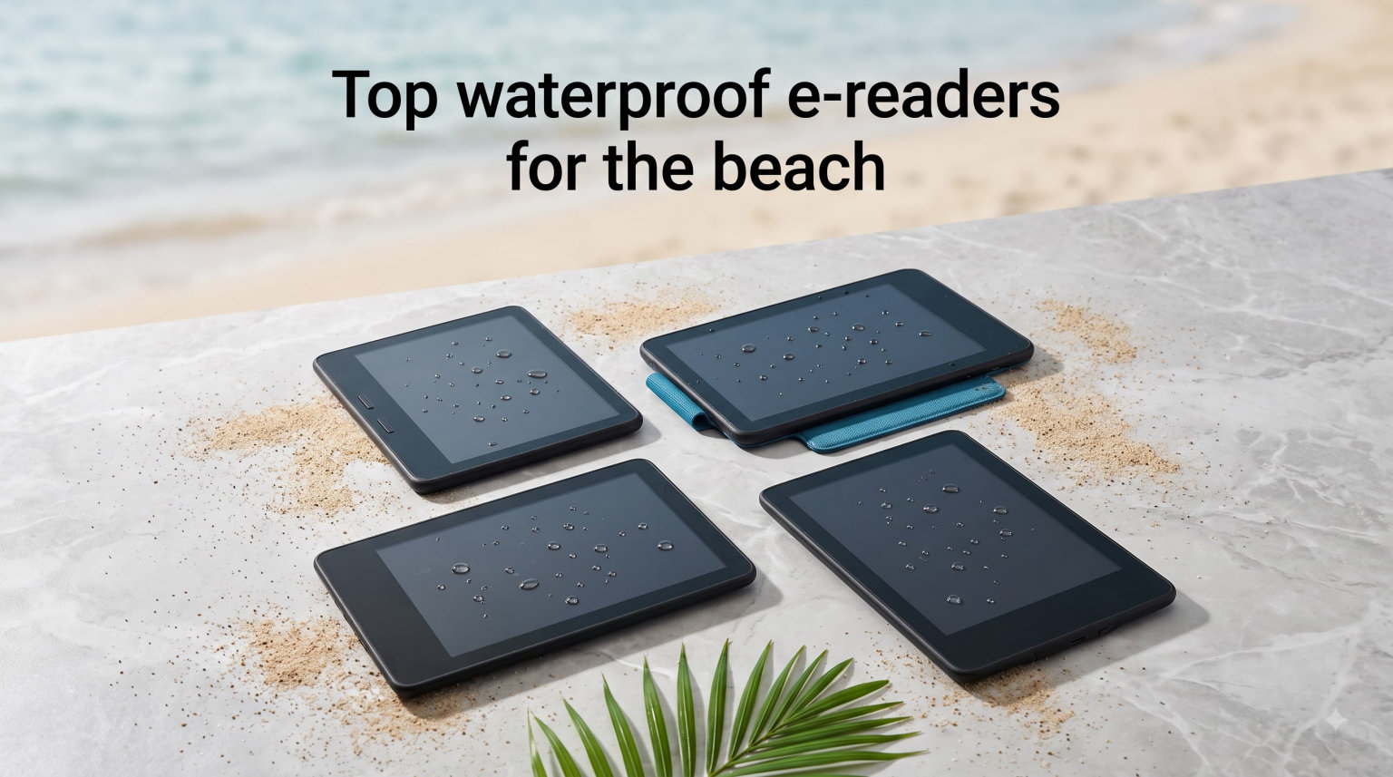 Top waterproof e-readers for the beach