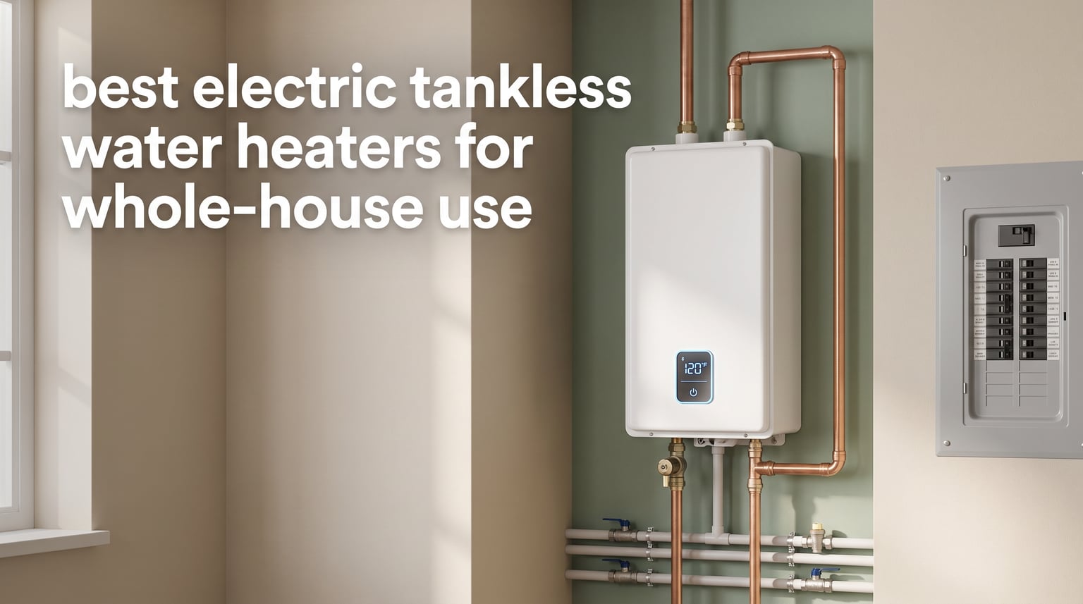 best electric tankless water heaters for whole-house use