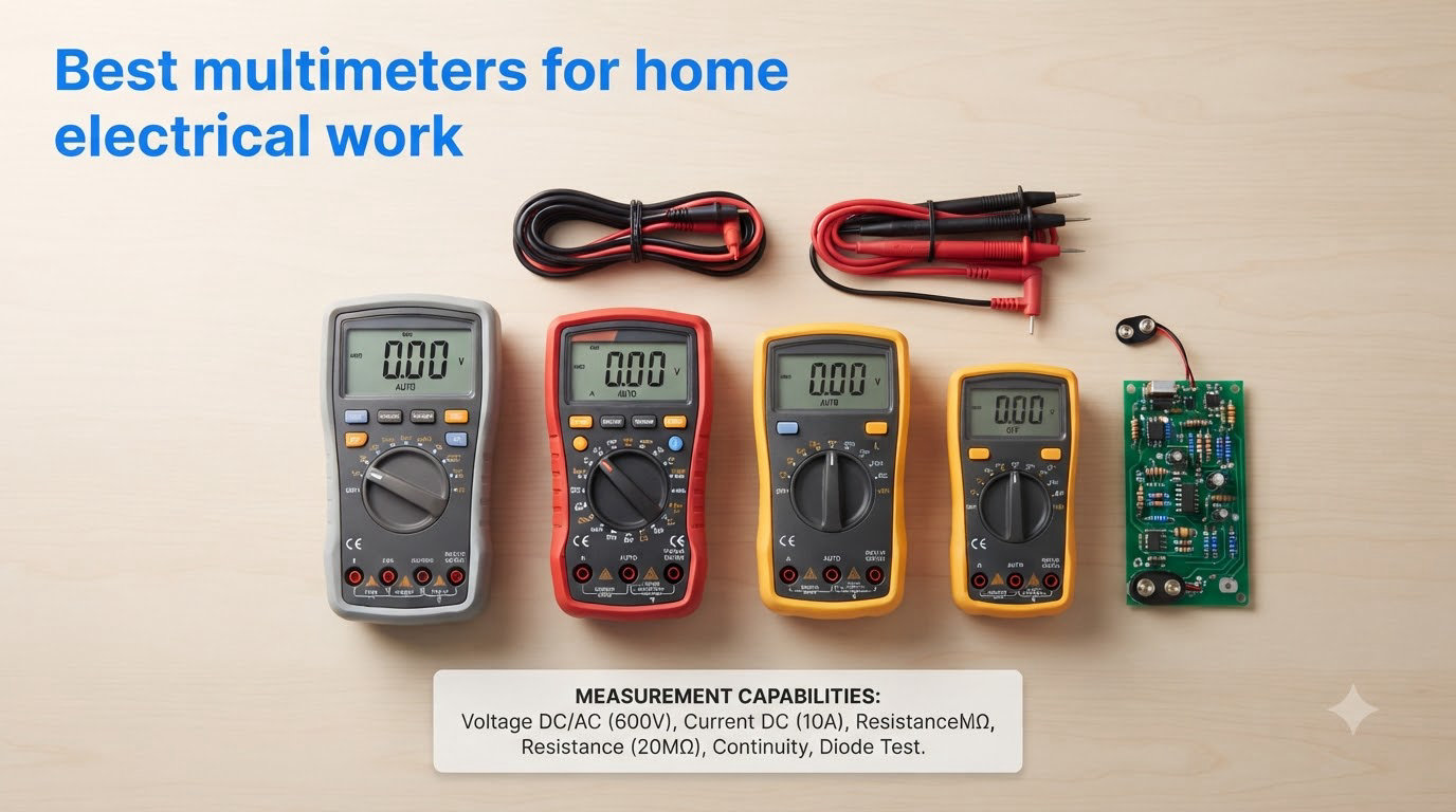 Best multimeters for home electrical work