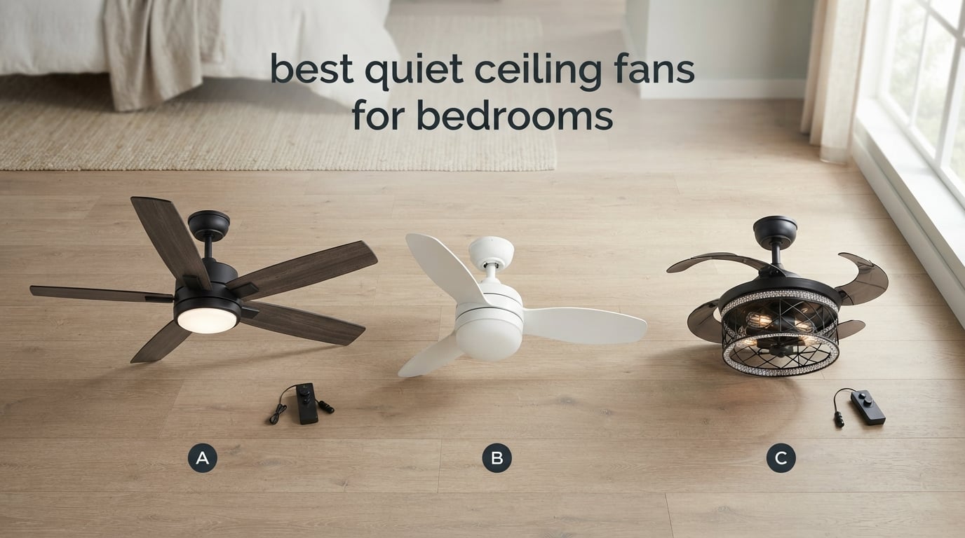 best quiet ceiling fans for bedrooms