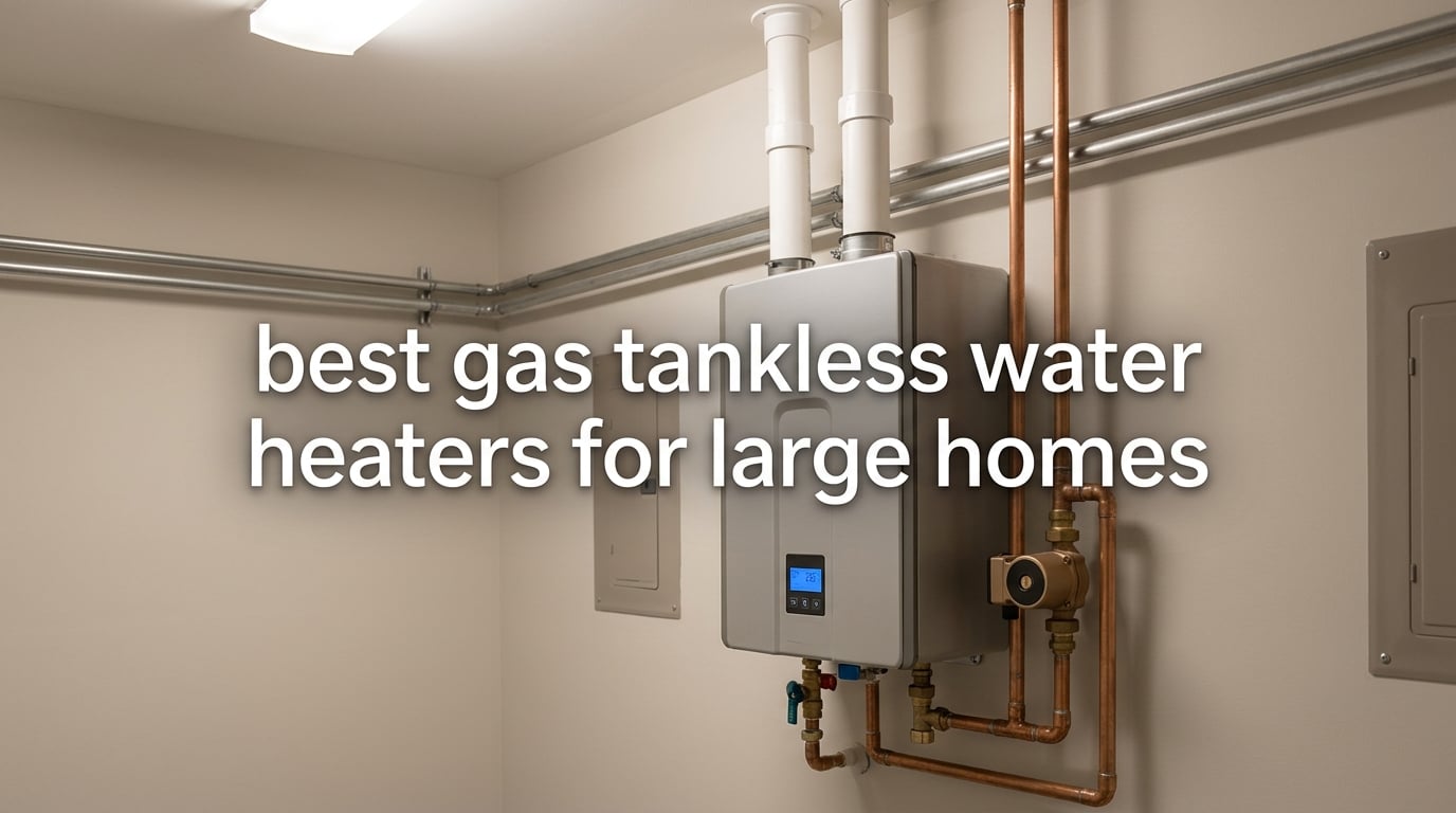 best gas tankless water heaters for large homes