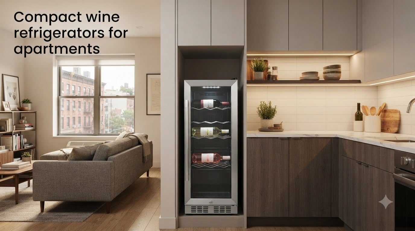 Compact wine refrigerators for apartments