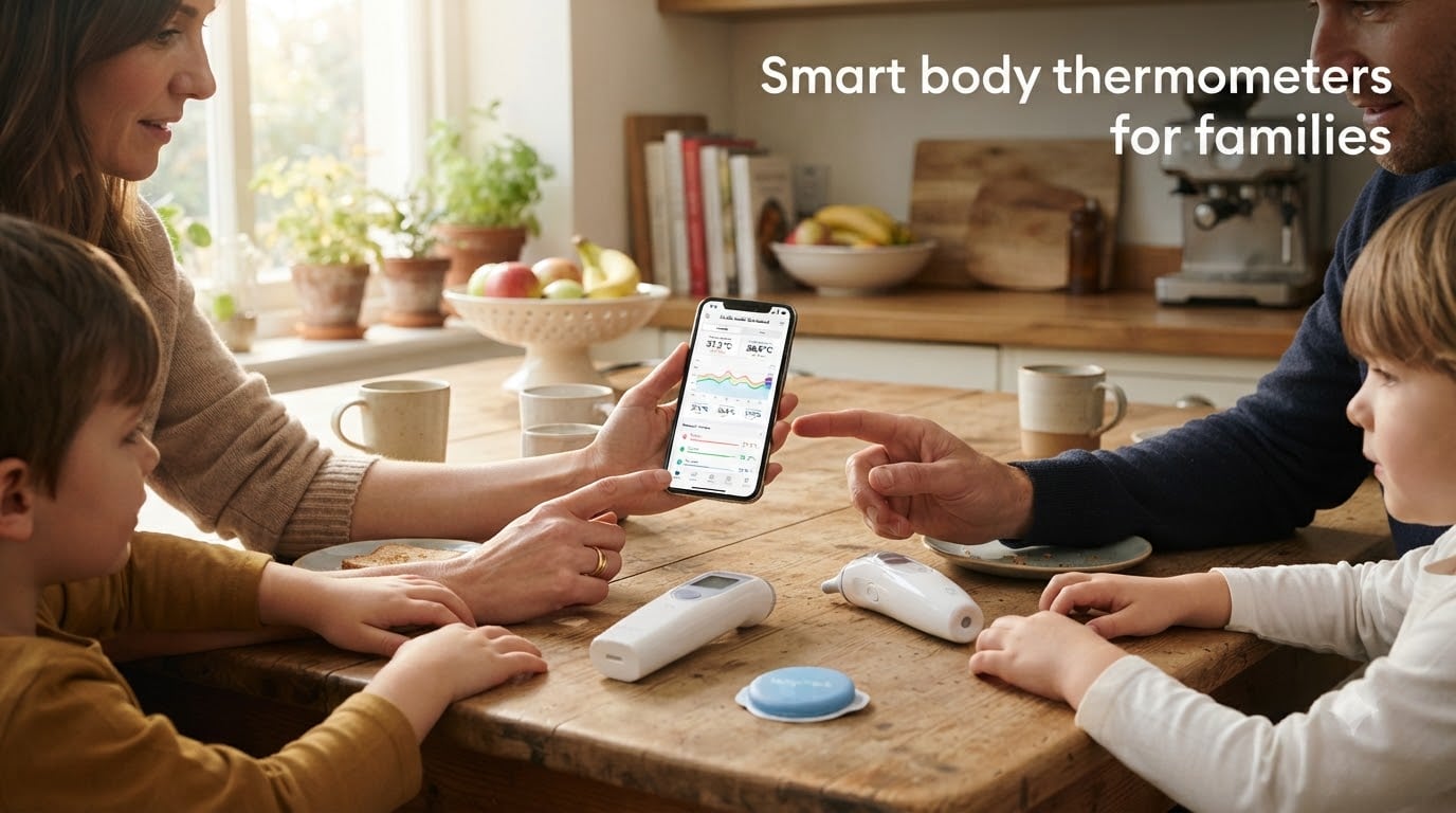 Smart body thermometers for families