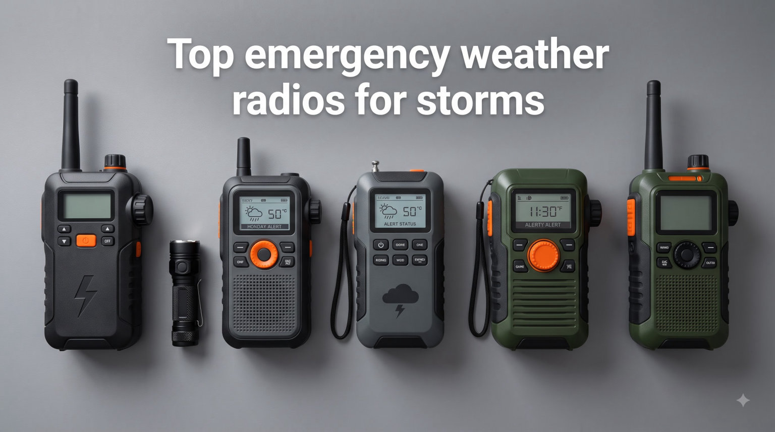Top emergency weather radios for storms