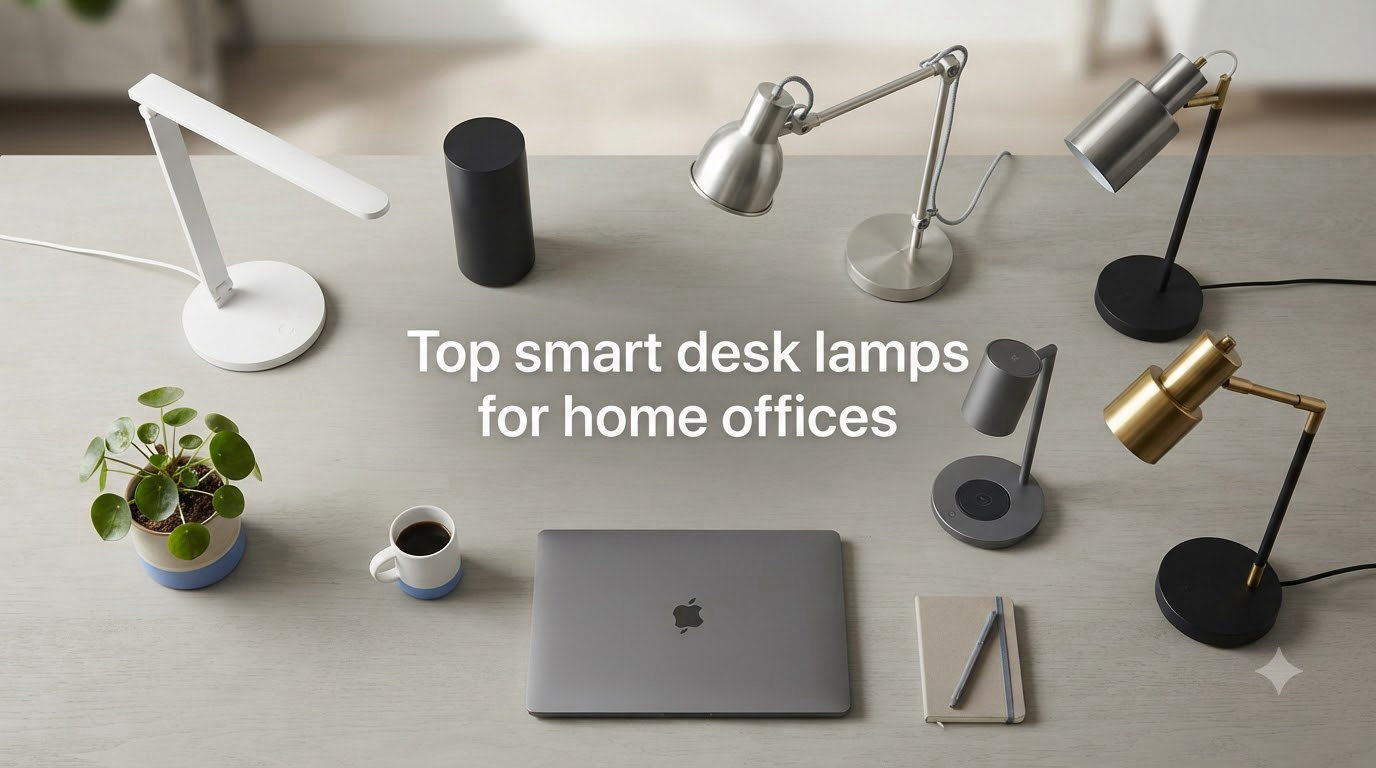 Top smart desk lamps for home offices