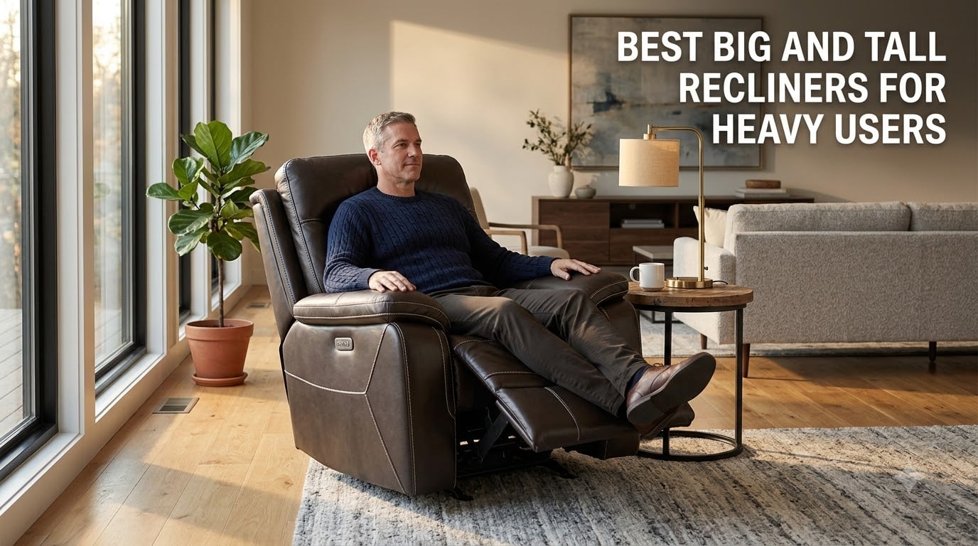 best big and tall recliners for heavy users