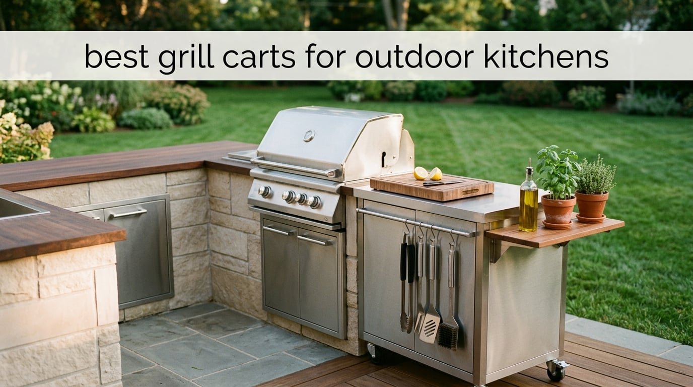 best grill carts for outdoor kitchens