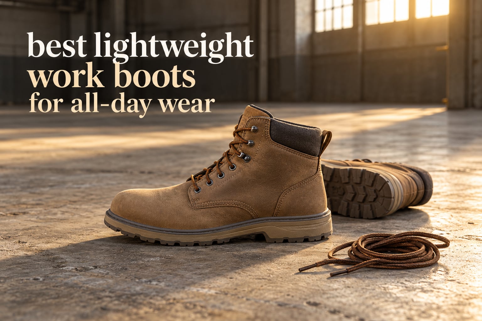 best lightweight work boots for all-day wear