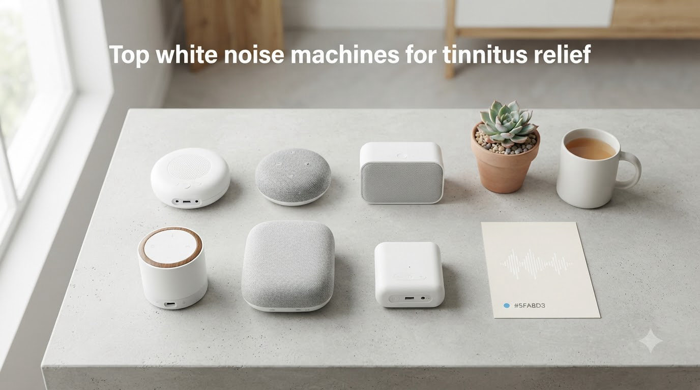 Top white noise machines for tinnitus relief