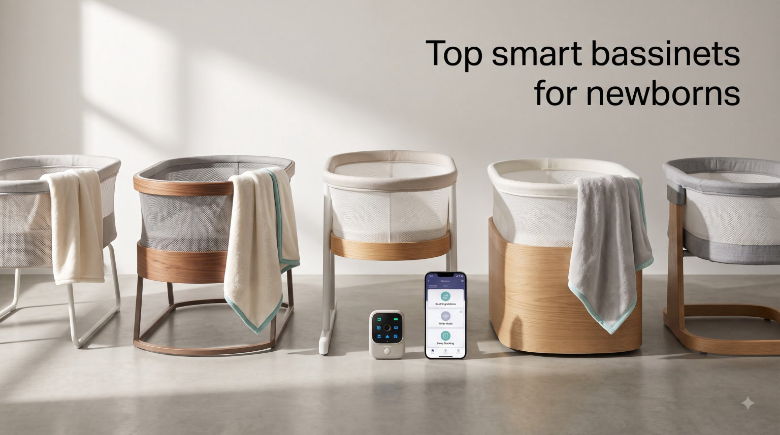 Top smart bassinets for newborns