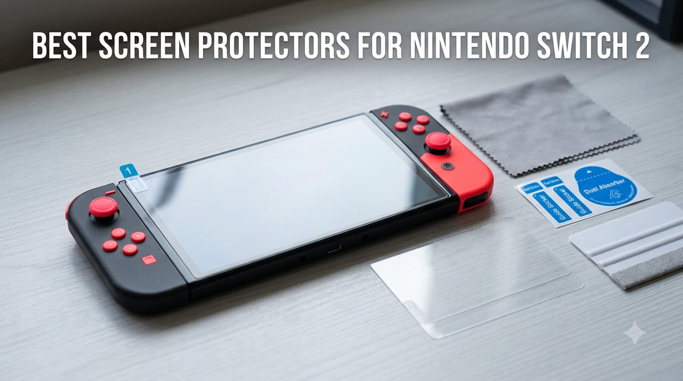 best screen protectors for Nintendo Switch 2