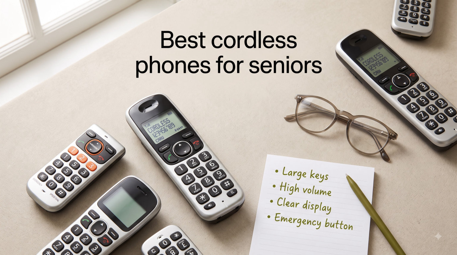 Best cordless phones for seniors