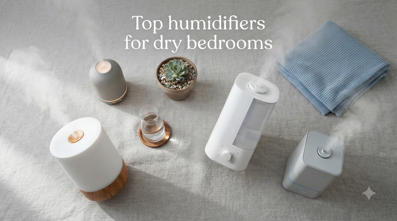 Top humidifiers for dry bedrooms