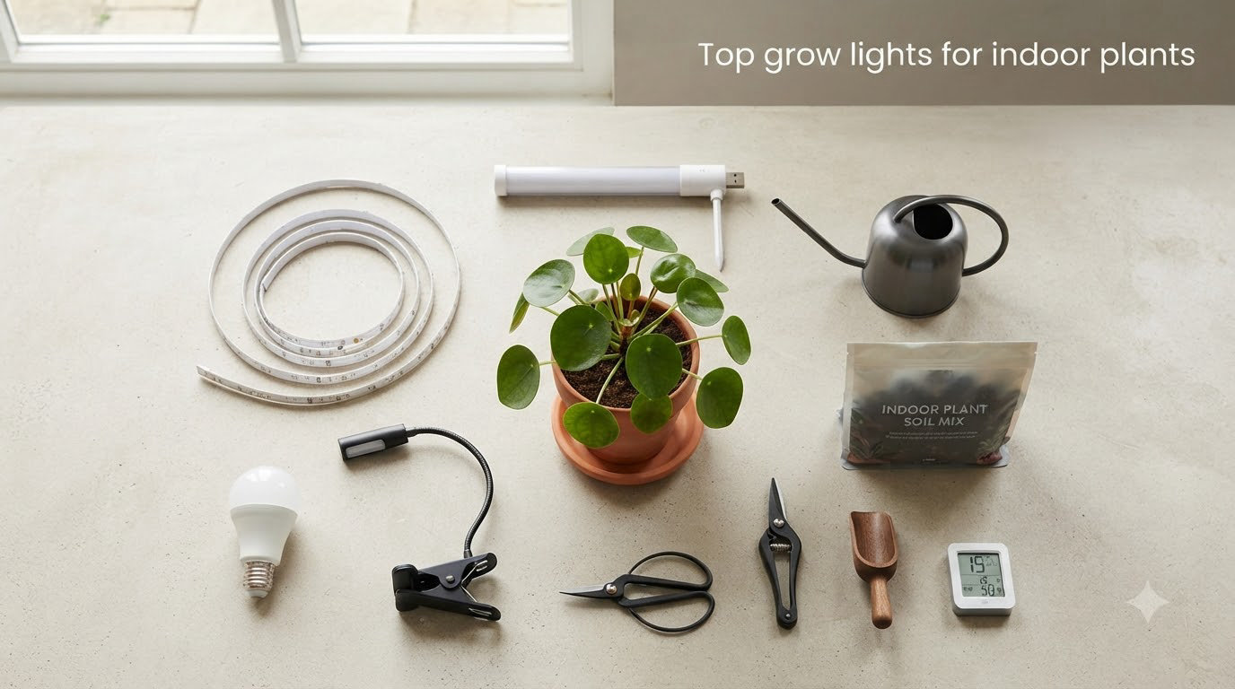 Top grow lights for indoor plants