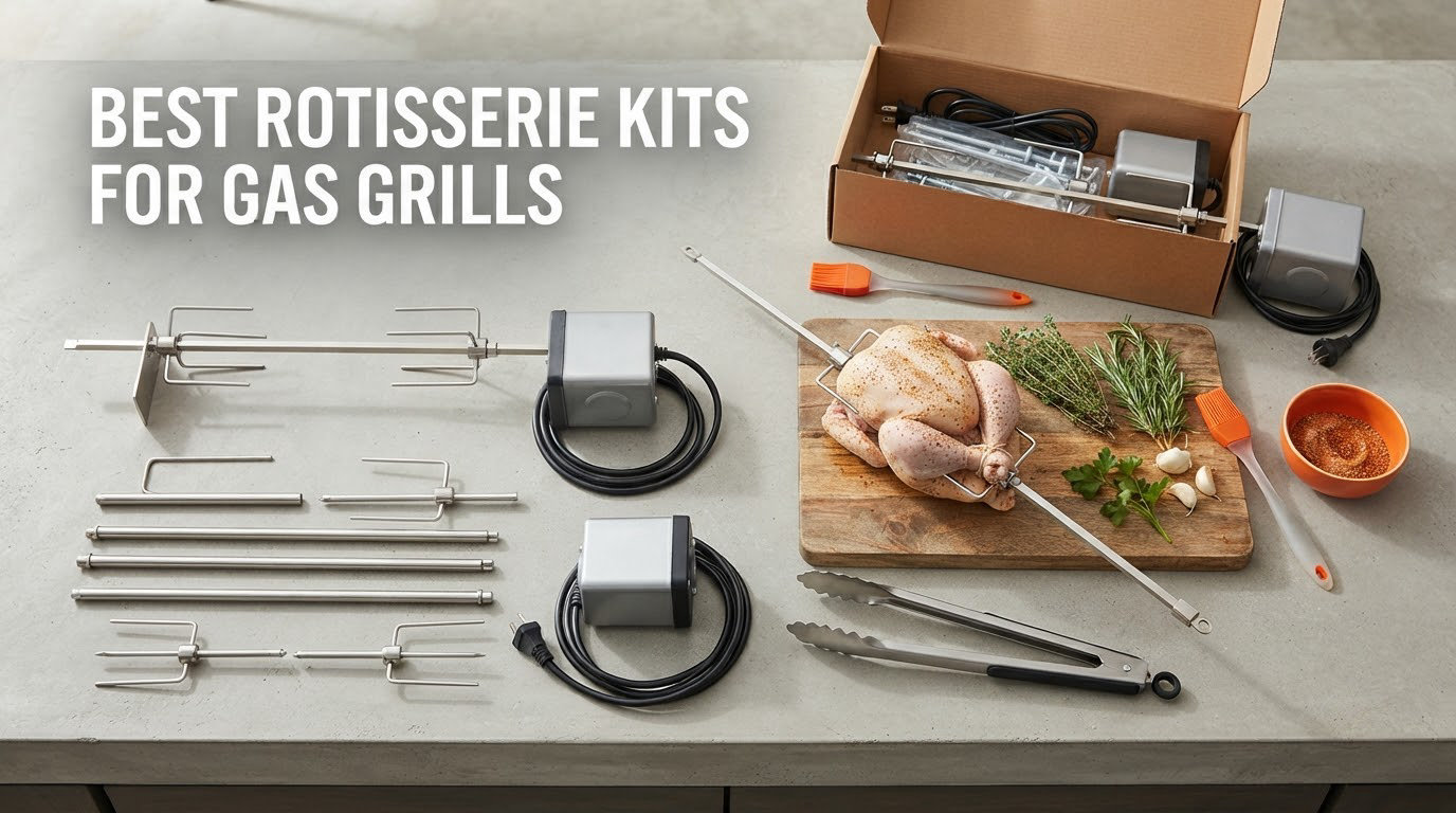 best rotisserie kits for gas grills