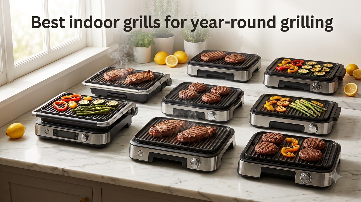 Best indoor grills for year-round grilling