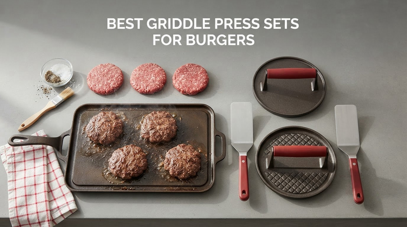 best griddle press sets for burgers