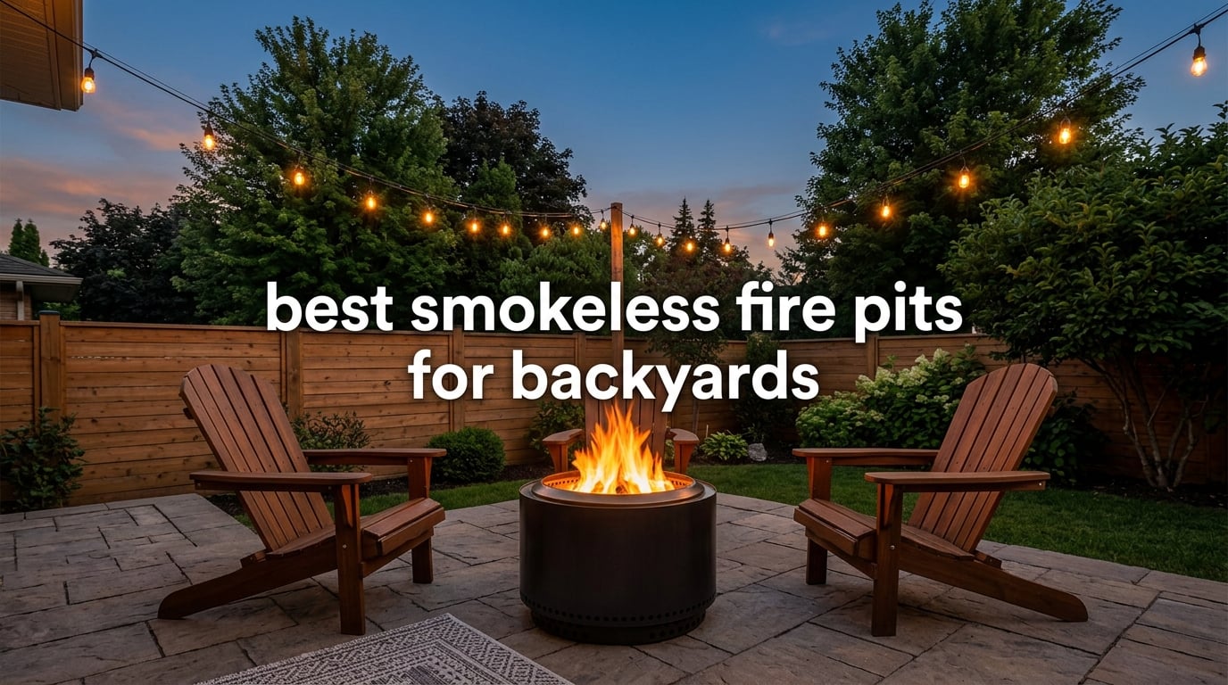 best smokeless fire pits for backyards
